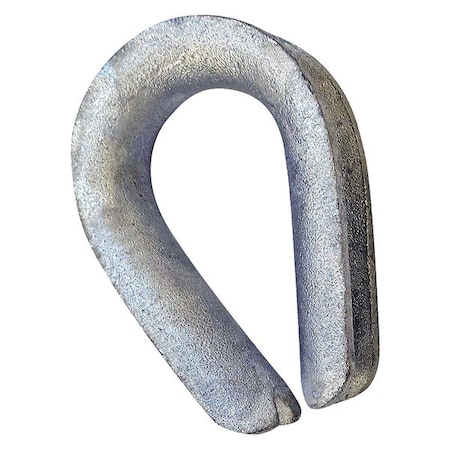 Wire Rope Thimble, 5/8 in Rope dia., Steel MPN:1037755
