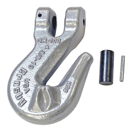Cradle Grab Hook, 8800 lb., Gr 100, Steel MPN:1049435