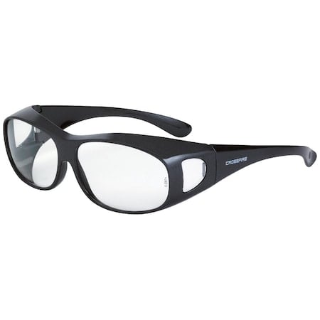 OG3, Safety Glasses, Anti-Scratch, Clear Lens, Frameless MPN:3114