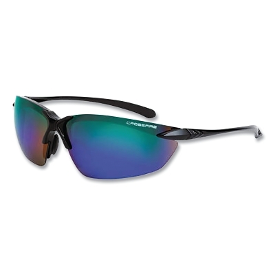Sniper Prem Safety Glass-Shn Blk/Grn Mir MPN:9610