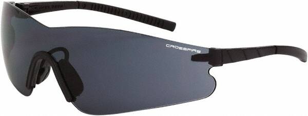 Safety Glass: Anti-Fog, Polycarbonate, Smoke Lenses, Full-Framed, UV Protection MPN:3021 AF