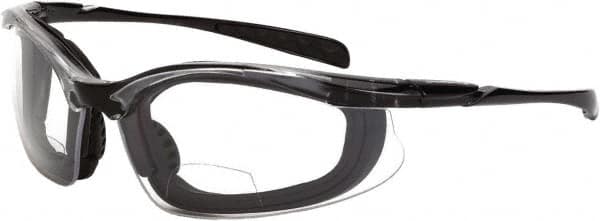 Magnifying Safety Glasses: +2.5, Clear Lenses, Scratch Resistant MPN:84425