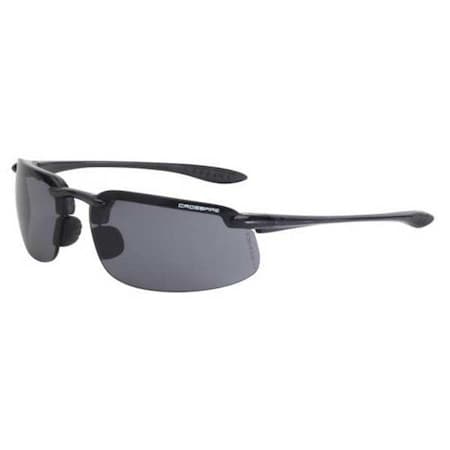 ES4 Prem Safety Glass-Cry Blk/Smk MPN:2141