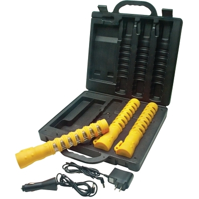 Emergency Led Baton Roadflare 3-Pack Kit Yellow MPN:1157