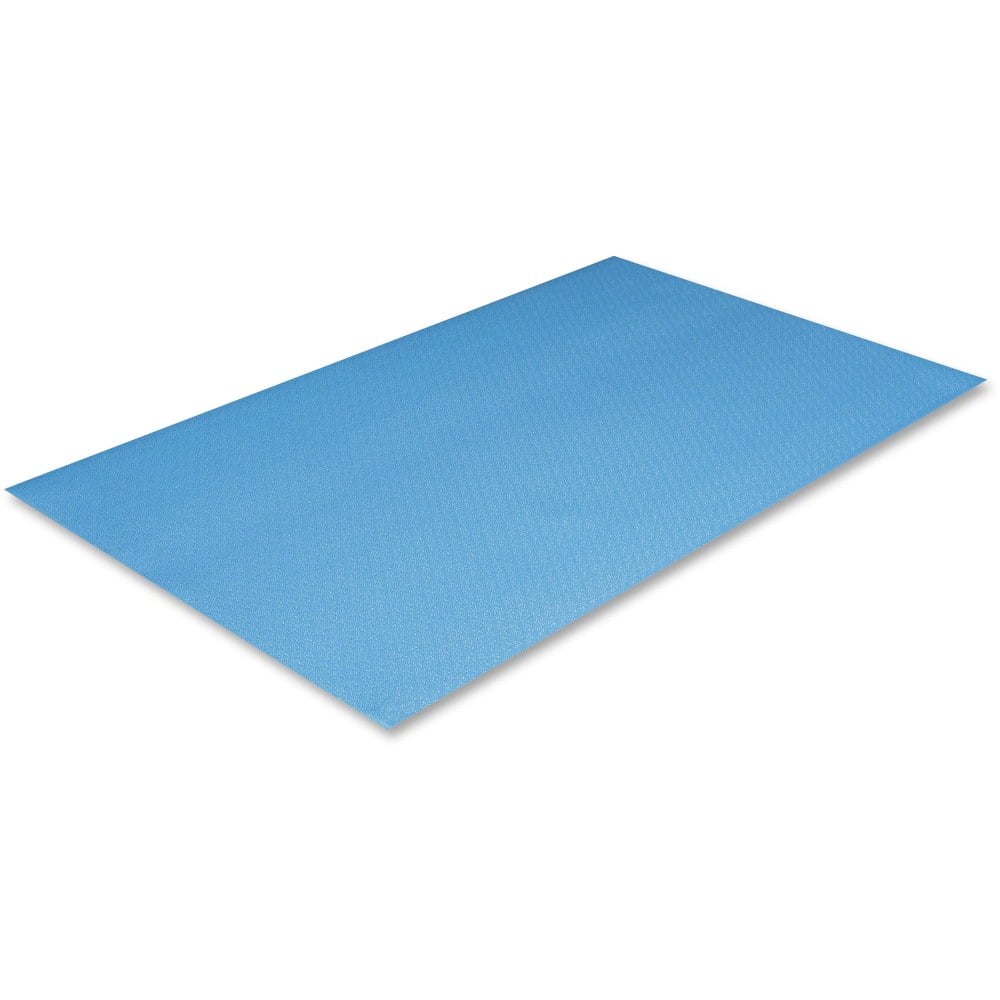 Crown Mats Comfort-King Anti-fatigue Mat - Floor, Indoor - 36in Length x 24in Width x 0.375in Thickness - Rectangular - Extra Bounce - Sponge, PVC Foam - Royal Blue - 1Each (Min Order Qty 2) MPN:CK0023BL