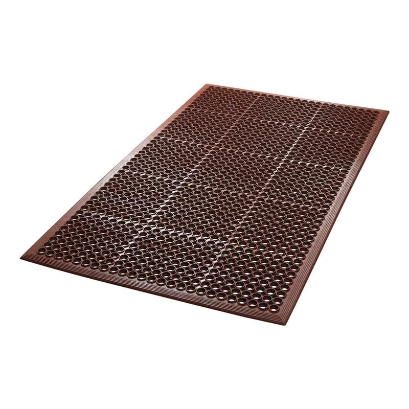 Crown Safewalk-Light - Floor mat for oily environment, wet area - rectangular - 35.98 in x 59.84 in - terra cotta MPN:WSCT35TC