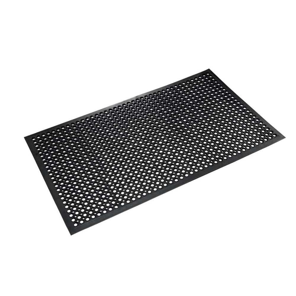 Anti-Fatigue Mat: 20 ft Length, 3 ft Wide, 1/2 in Thick, Rubber, Beveled Edge MPN:WS CT32BK Anti-Fatigue Mat: 20 ft Length, 3 ft Wide, 1/2 in Thick, Rubber, Beveled Edge MPN:WS CT32BK
