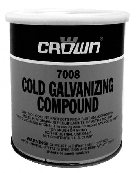 Zinc Cold Galvanizing Compound: 32 oz Bottle MPN:7007Q