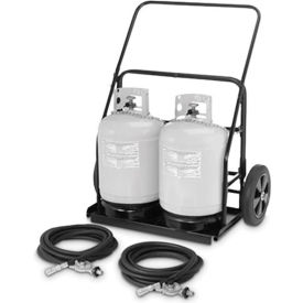 Crown Verity Remote Propane Cart w/ Securing Chains - Tanks Not Included - RPS-486072 CV-RPS-486072