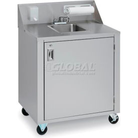 Crown Verity® CVPHS-1 Single Bowl Portable Hand Sink Cart CV-PHS-1