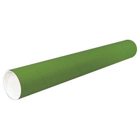 Mailing Tube, Green, Cylindrical, PK50 MPN:P2006G