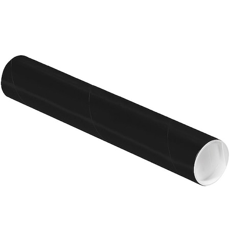 Mailing Tube, 12inLx2in.dia, Black, PK50 MPN:P2012BL