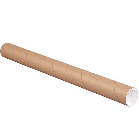 Mailing Tube, 12inLx2in.dia, Brown, PK50 MPN:P2012K
