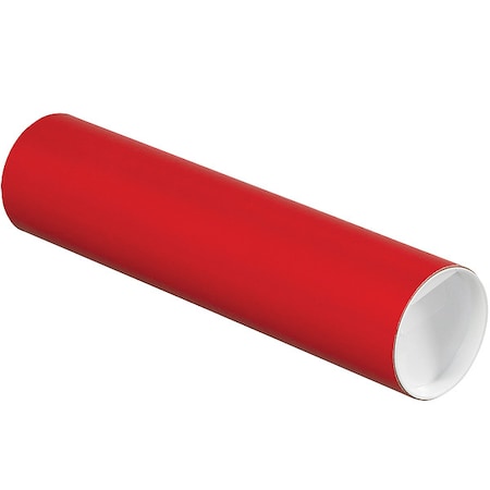 Mailing Tube, 12inLx3in.dia, Red, PK24 MPN:P3012R