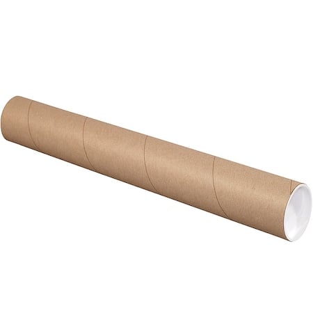 Mailing Tube, 25inLx3in.dia, Brown, PK24 MPN:P3025K