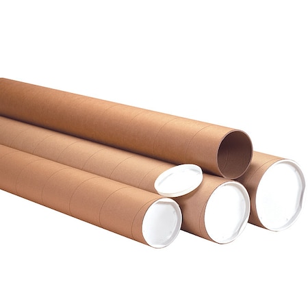Mailing Tube, Brown, Cylindrical, PK12 MPN:P4072KHD