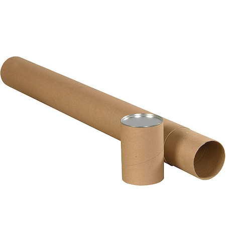 Mailing Tube, Brown, Cylindrical, PK25 MPN:TT2024K