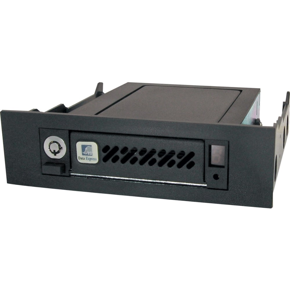 CRU DE50 Drive Bay Adapter for 3.5in , 5.25in - 6Gb/s SAS, Serial ATA/600 Host Interface Internal - 1 x Total Bay - 1 x 2.5in Bay - Acrylonitrile Butadiene Styrene (ABS), Metal MPN:6416-6501-0500