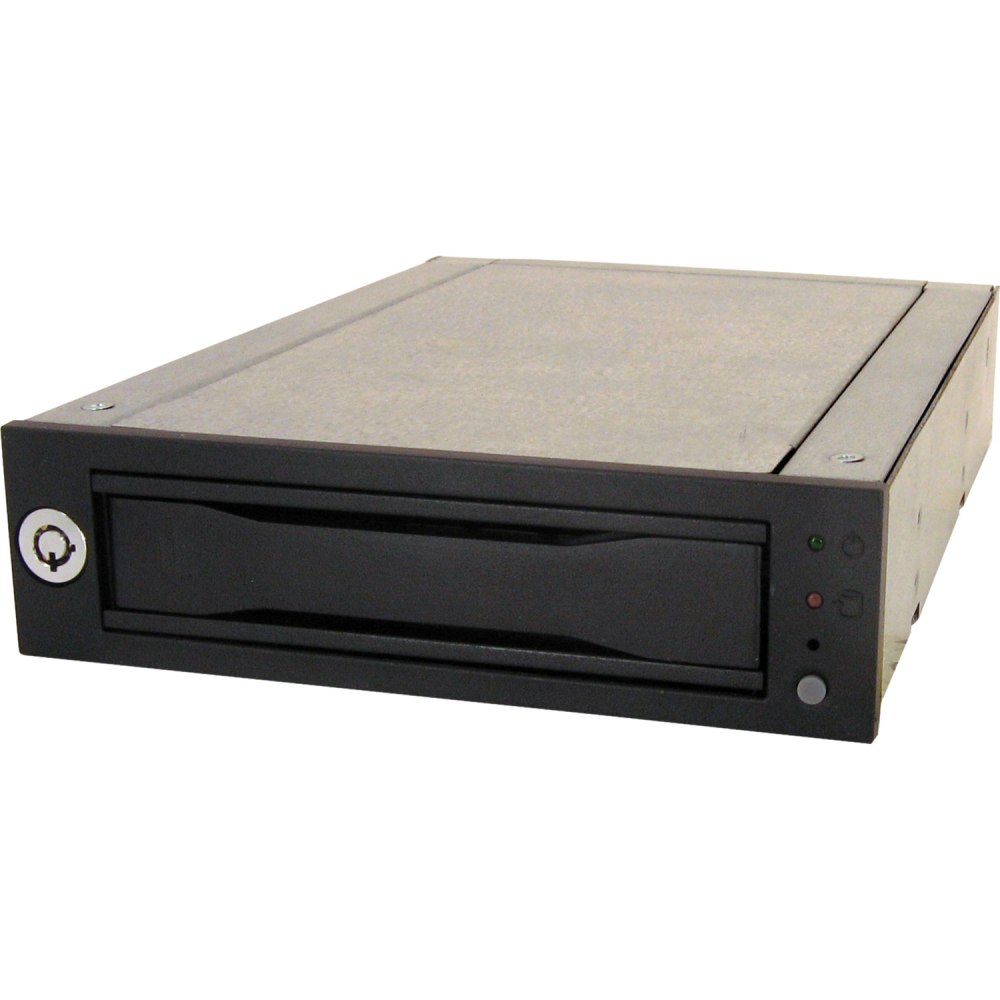 CRU Data Express DX115 DC Drive Enclosure - Black - 1 x Total Bay - 1 x 2.5in/3.5in Bay MPN:6600-6500-0500