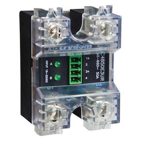 Dual Solid State Relay, 2 Phase, Screw Clamp, Panel, SCR MPN:CC4825W3V