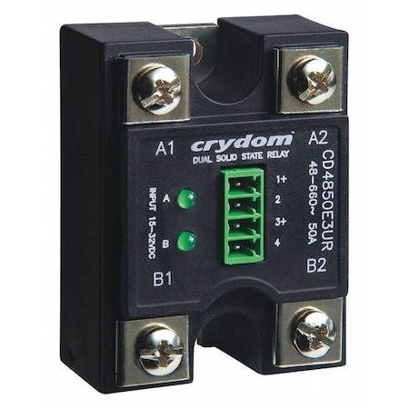 Dual Solid State Relay, 2 Phase, Screw Clamp, Panel, SCR MPN:CD2425W3V