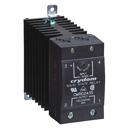 Solid State Relay, 1 Phase, Cage Type, DIN Rail, SCR MPN:CMRD4845