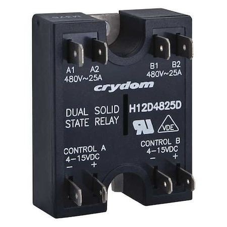 Dual Solid State Relay, 2 Phase, Surface, SCR MPN:H12D4840D
