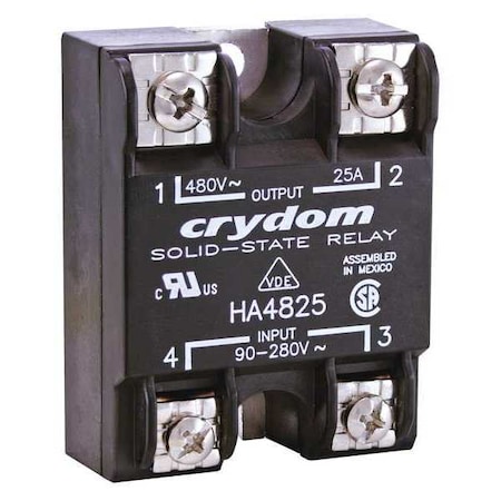 Solid State Relay, 1 Phase, Screw Clamp, Panel, SCR MPN:HA4875