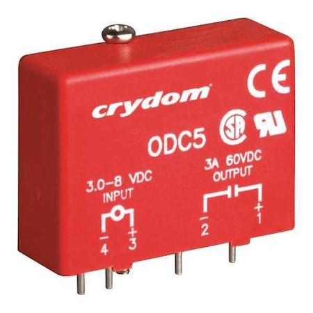 Input/Output Relay, 3A, Plug-In, Red MPN:ODC5