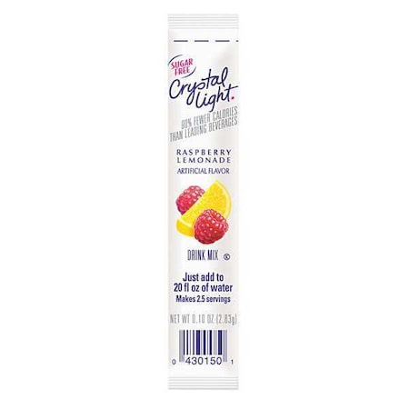 On the Go Tea Mix Powder, 0.16 oz., Mix Powder, Raspberry Lemonade, 30 PK MPN:00015