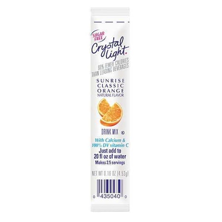 Sunrise Orange Juice, 0.16 oz., Ready to Drink, Sunrise Orange, 30 PK MPN:00504