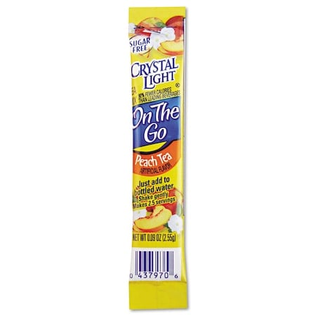 On the Go Tea Mix Powder 0.09 oz., Peach, Pk30 MPN:79700