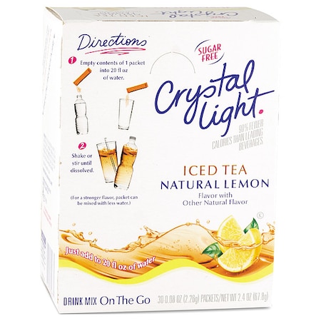 Tea, Lemon, Packet, Non-Caffeinated, Flavored Drink Mix, 0.16 oz, 30 PK MPN:KRF00757