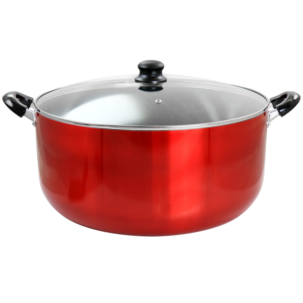 Better Chef 24-Quart Aluminum Non-Stick Dutch Oven, Red MPN:995117957M