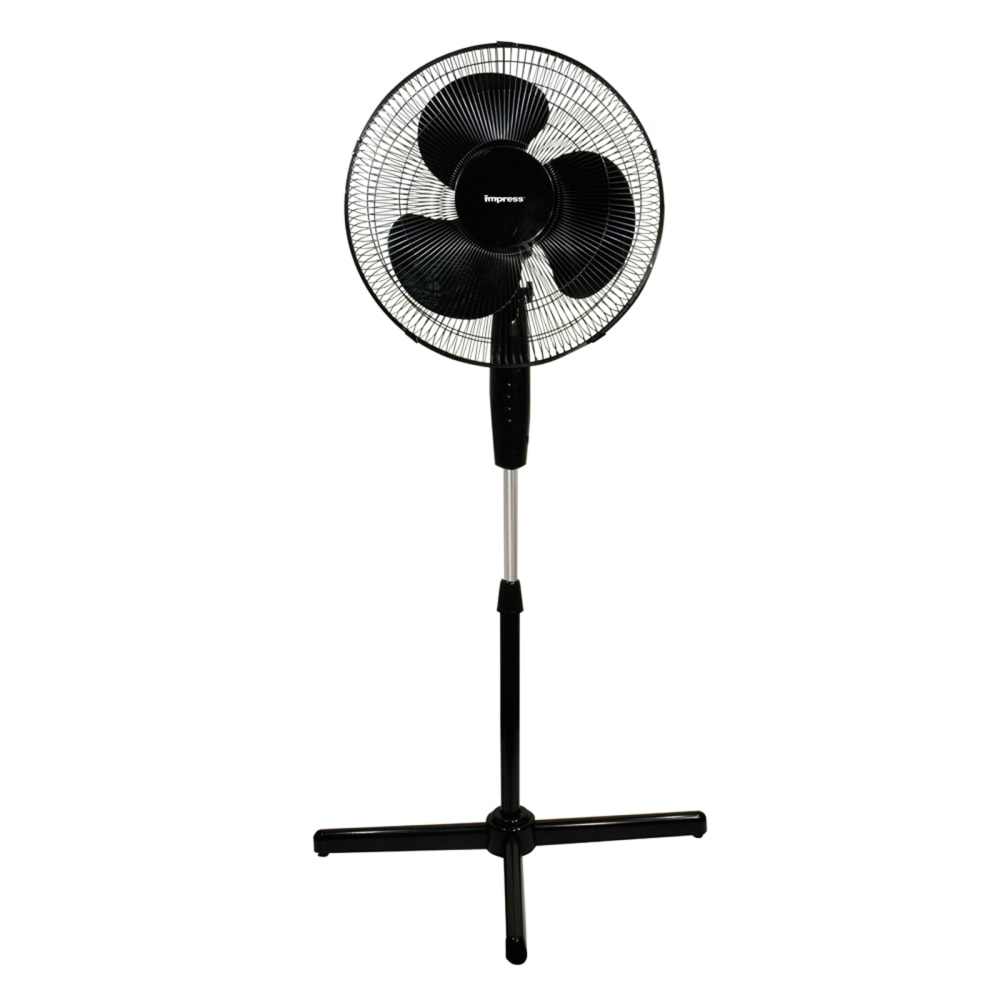 Impress Handi-Fan Oscillating Stand Fan, 52inH x 21inW x 16inD, Black MPN:99586198M