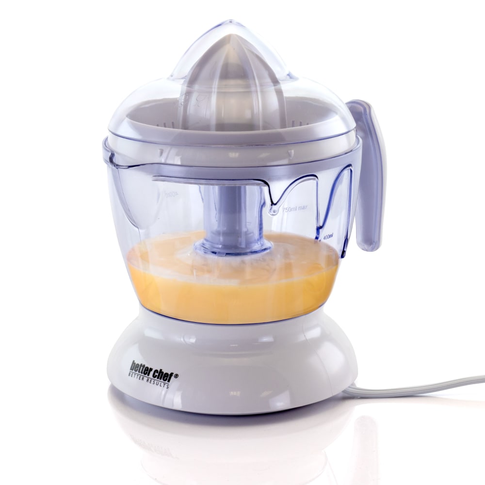 Better Chef Electrical Citrus Juicer, 25 Oz, White MPN:995113501M