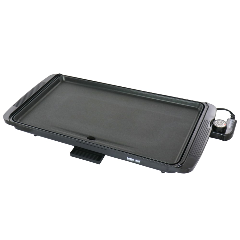 Better Chef Family Size Electric Countertop Grill/Griddle, 3inH x 11-1/2inW x 22-3/4inD, Black MPN:995115085M
