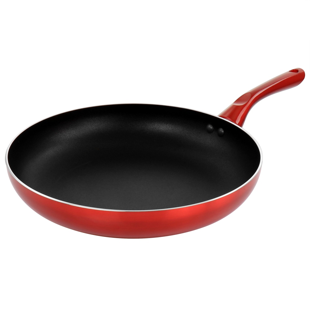Better Chef Gourmet Metallic Non-Stick Fry Pan, 12in, Red MPN:995116539M