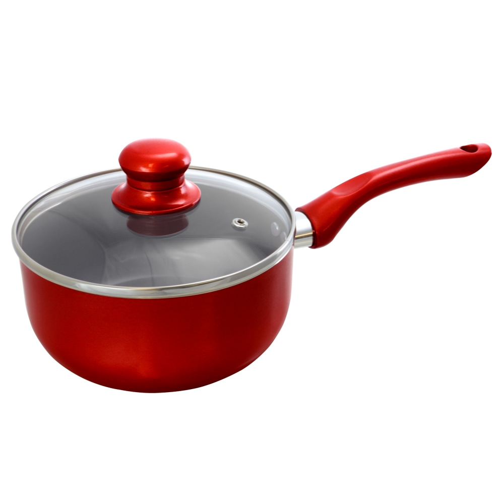 Better Chef 2-Quart Ceramic Non-Stick Saucepan, Red MPN:995117969M