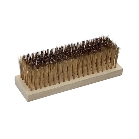 Non Sparking Brush, Brass, 5 Rows, Aluminum Bronze MPN:EX1002-5BR