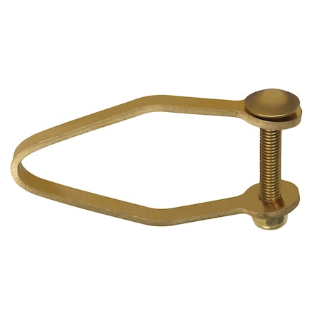 Non Sparking Brass Shackles DropStop, Hammers5lb MPN:EX100M6-20BR