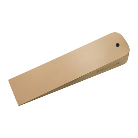 Non Sparking Wedge, 3/4in x 1-1/2in x 9in, Beryllium Copper MPN:EX1101U-14B