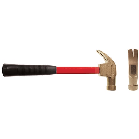 Non Sparking Hammer, Claw, 1.25 lb, Beryllium Copper MPN:EX122U-0125B