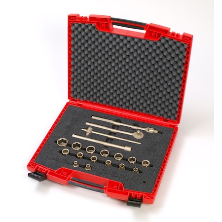 Non Sparking Kit, 1/2in Drive Socket Set MPN:EX1530-KIT A