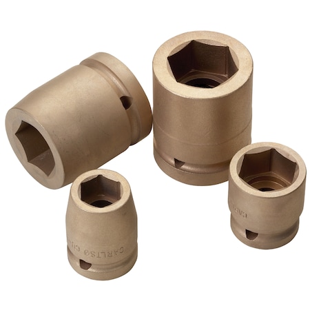 Non Sparking Deep Impact Socket, 3/4in-3/8in Drv, Beryllium Copper MPN:EX1820-045UB