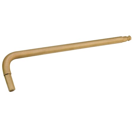Non Sparking Allen Wrench, Long Ball, 1/2in, Beryllium Copper MPN:EX209L-055UB