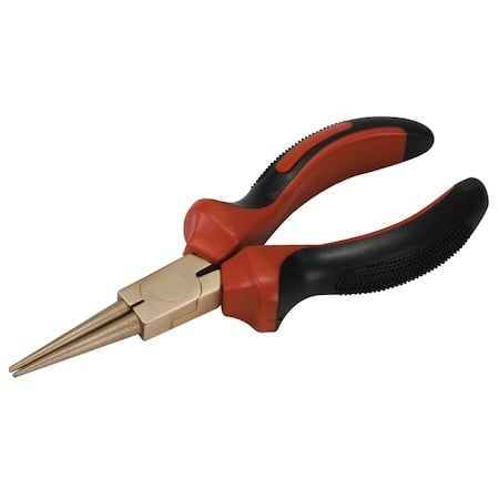 Non Sparking Plier, Round Nose, 150mm (6in), Aluminum Bronze MPN:EX607-6A