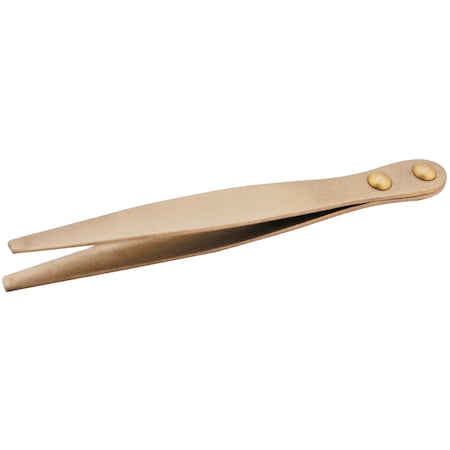 Non Sparking Tweezers, 100x10mm, Beryllium Copper MPN:EX610-100B
