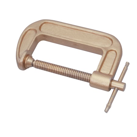 Non Sparking C-Clamp, 100mm (4in), Beryllium Copper MPN:EX901-100B