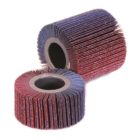 Flap Wheel, 180 Grit, 4in dia, 2in Wide MPN:47207